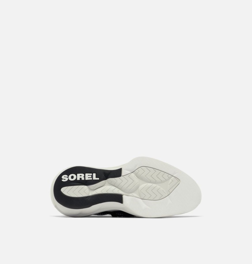 Sorel Belgique Explorer Defy Baskets Basses Pour Femmes Noir-blanc