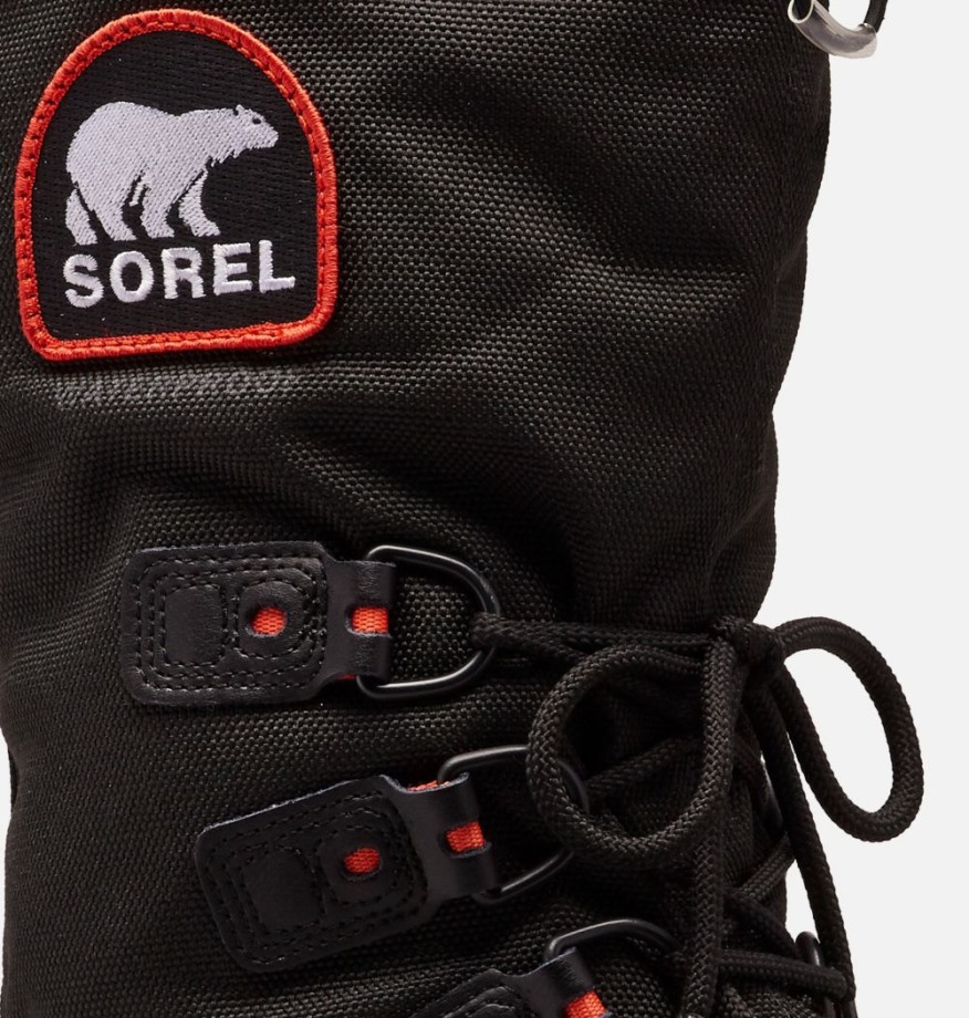 Noir-rouge Quartz Sorel Belgique Botte Glacier Xt Femme