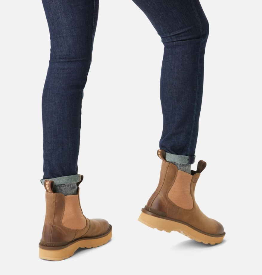 Bottines Chelsea Hi-Line Pour Femme Umber-Tawny Buff Sorel Belgique