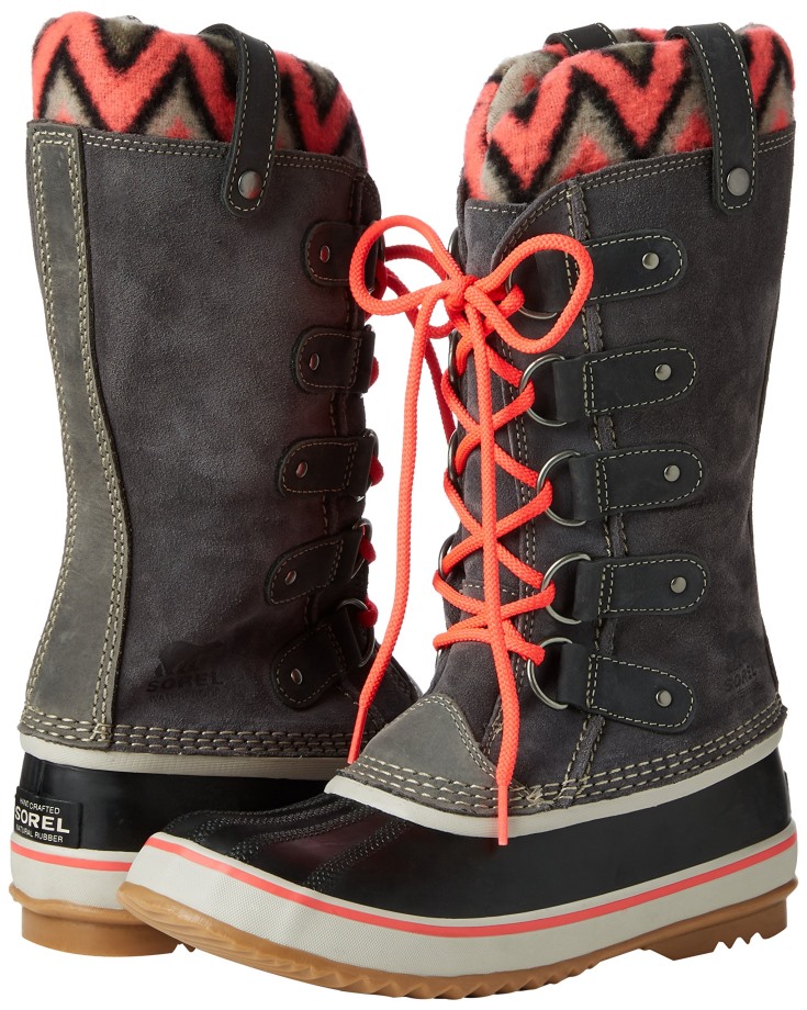 Bottes De Neige Femme Joan Of Arctic Knit Ii Gris Grau Schiste Sorel Belgique