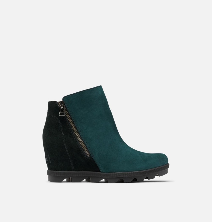 Joan Of Arctic Wedge Ii Zip Bootie Femme Dark Seas Sorel Belgique