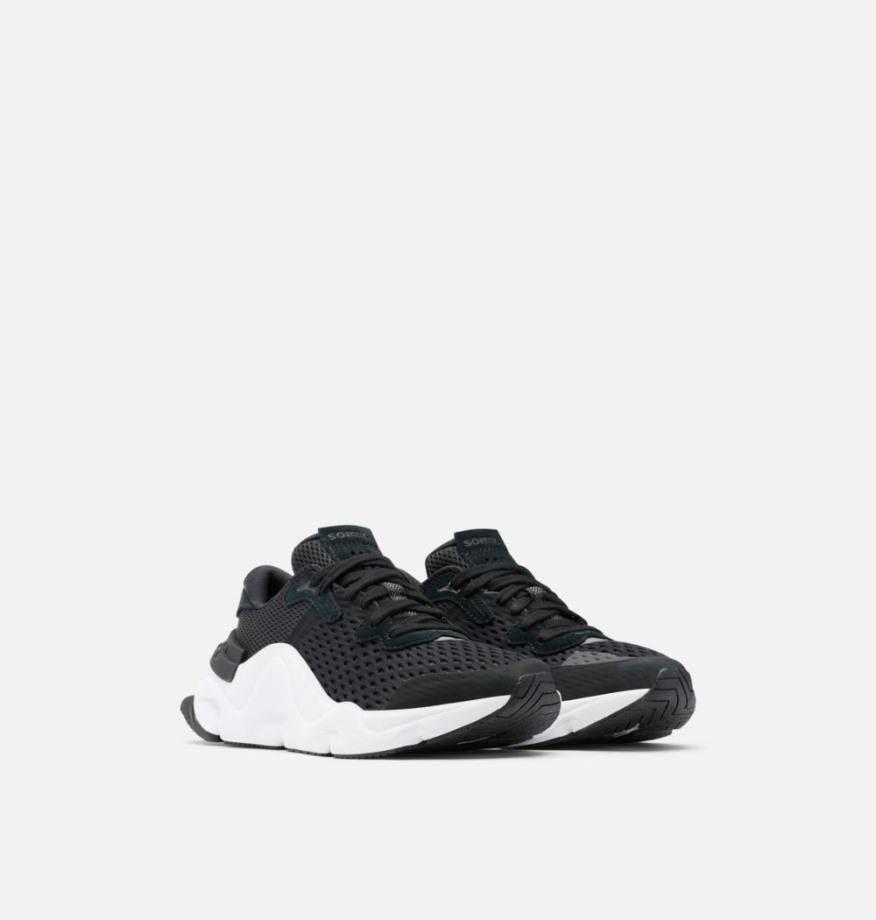 Sorel Belgique Baskets Femme Kinetic Rnegd Lace Noir-blanc