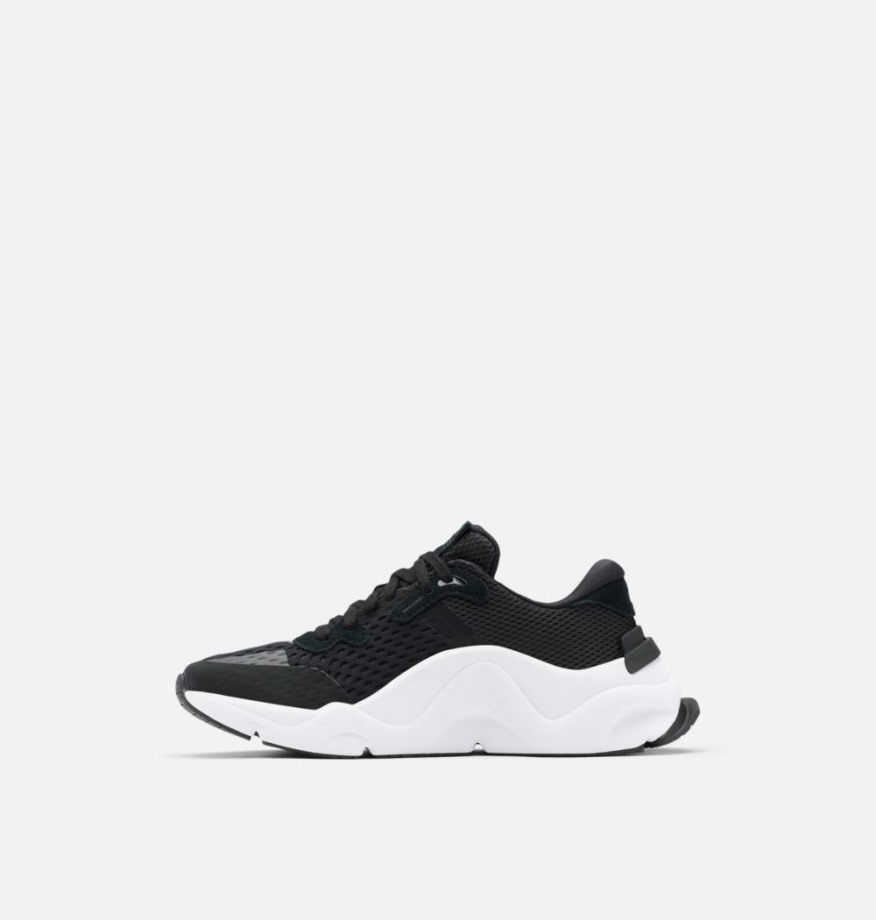 Sorel Belgique Baskets Femme Kinetic Rnegd Lace Noir-blanc