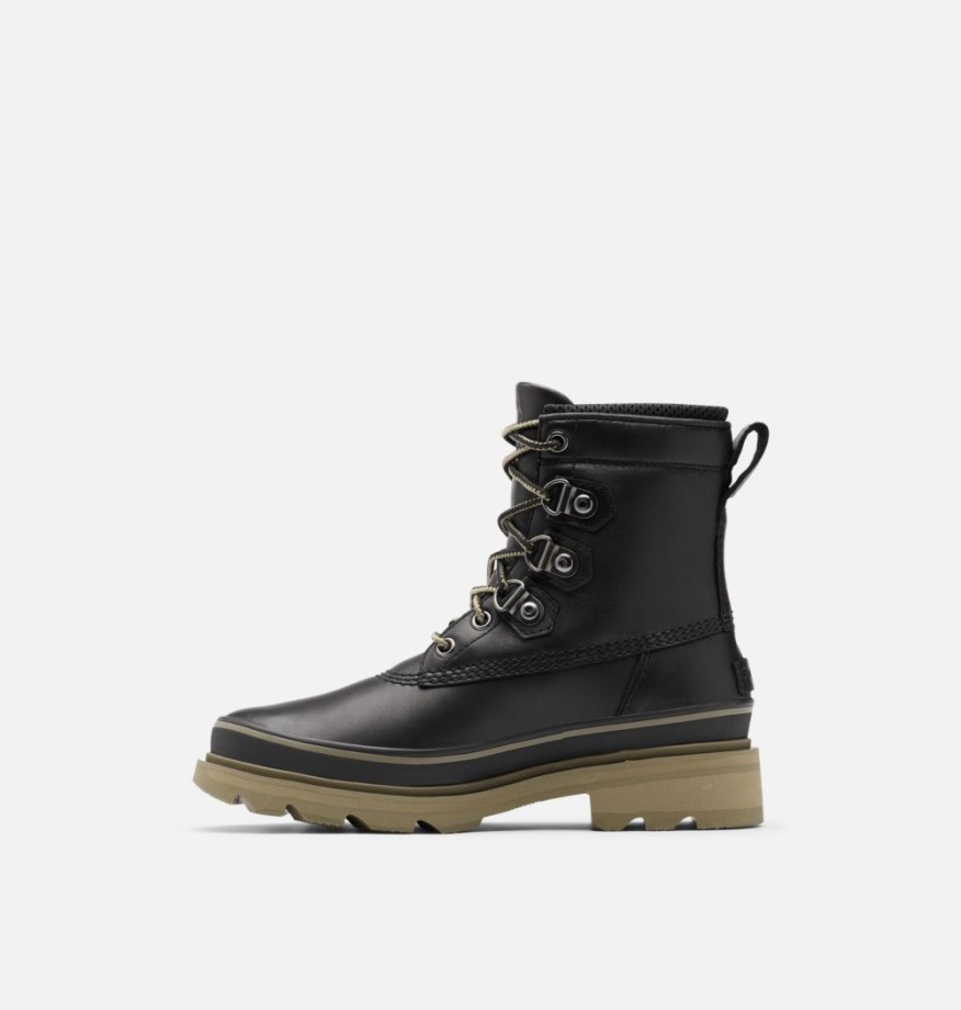 Noir-sauge Sorel Belgique Bottes Imperméables Lennox Street Pour Femmes