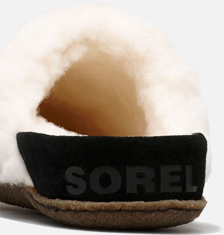 Sorel Belgique Chaussons Nakiska Slide Ii Femme Noir-naturel
