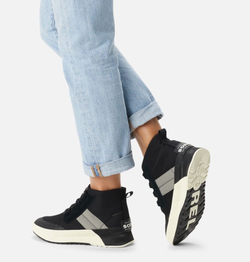 Baskets Out N About Iii Mid Femme Black-sea Salt Sorel Belgique