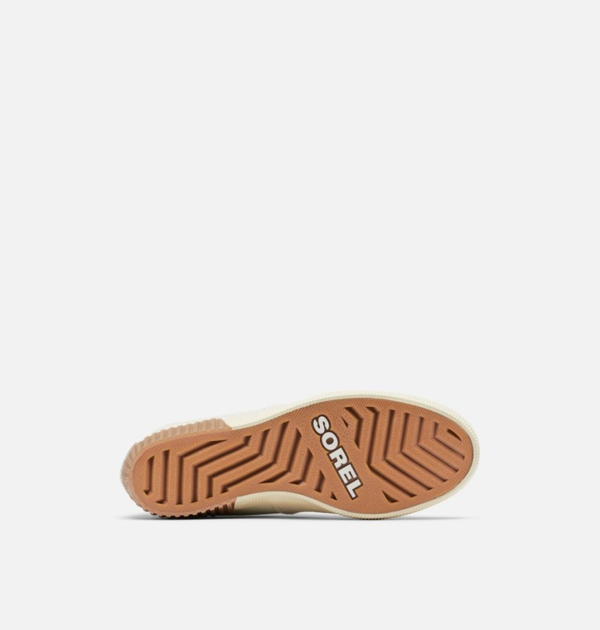 Sorel Belgique Chaussures Compensées Out 'n About à Enfiler Pour Femme Naturel Tan Blanc