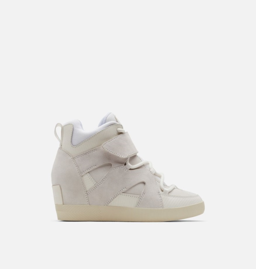 Bottines Compensées Out N About Sport Femme White-sea Salt Sorel Belgique