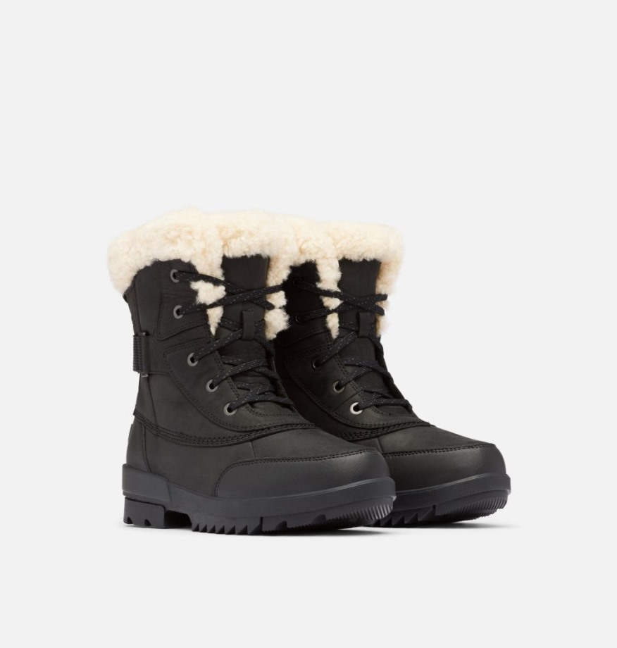 Black-sea Salt Sorel Belgique Bottes D'hiver Imperméables Torino Ii Parc Shearling Pour Femme