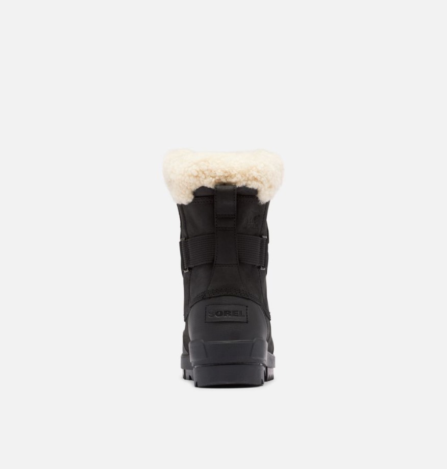 Black-sea Salt Sorel Belgique Bottes D'hiver Imperméables Torino Ii Parc Shearling Pour Femme