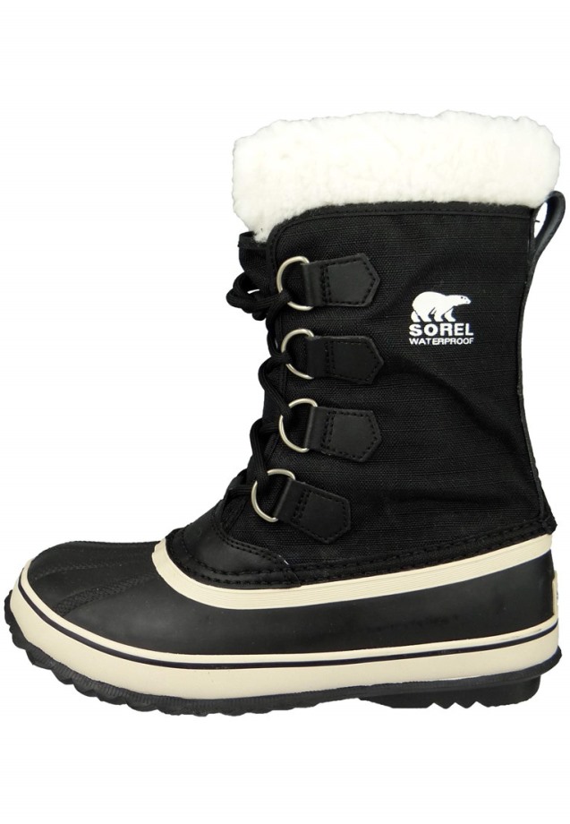 Bottes Sorel Carnaval D'hiver Femme Noir Sorel Belgique