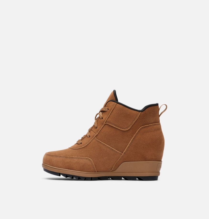 Evie Sport Lace Bootie Velours Tan Sorel Belgique