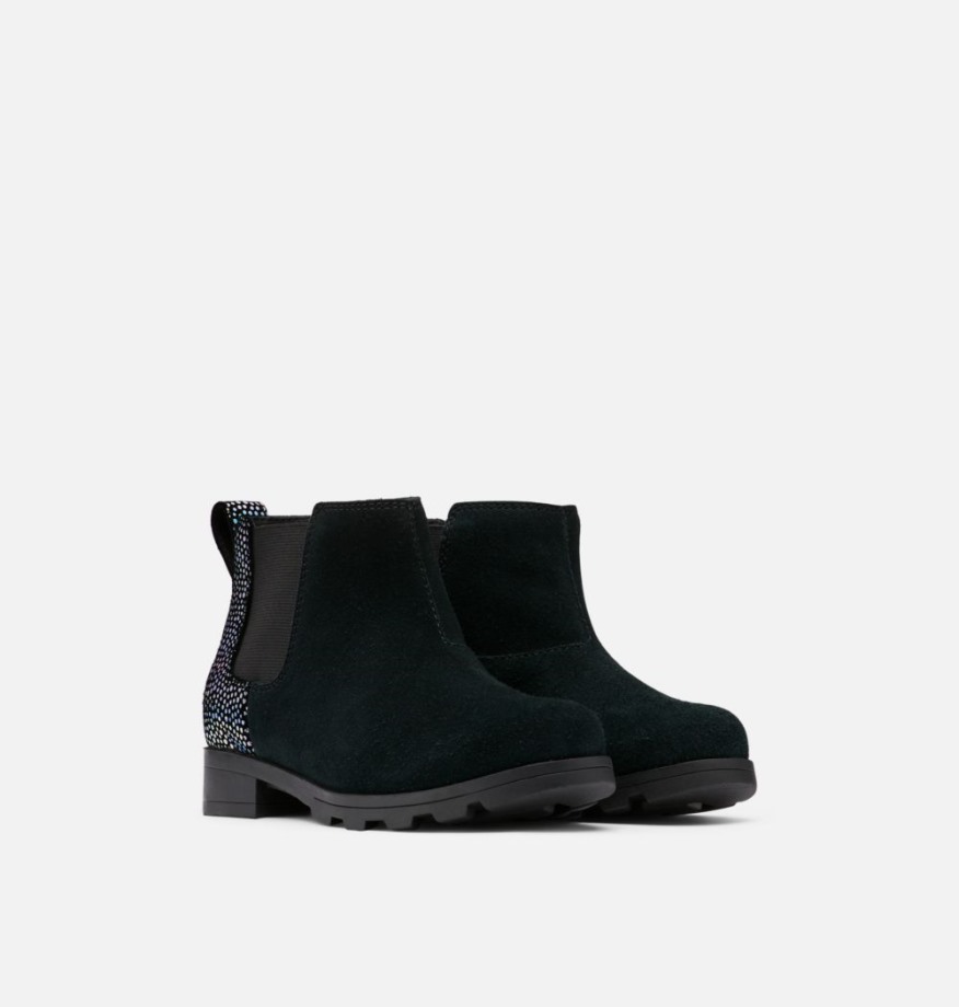 Black-sea Salt Sorel Belgique Jeunesse Emelie Chelsea Bootie