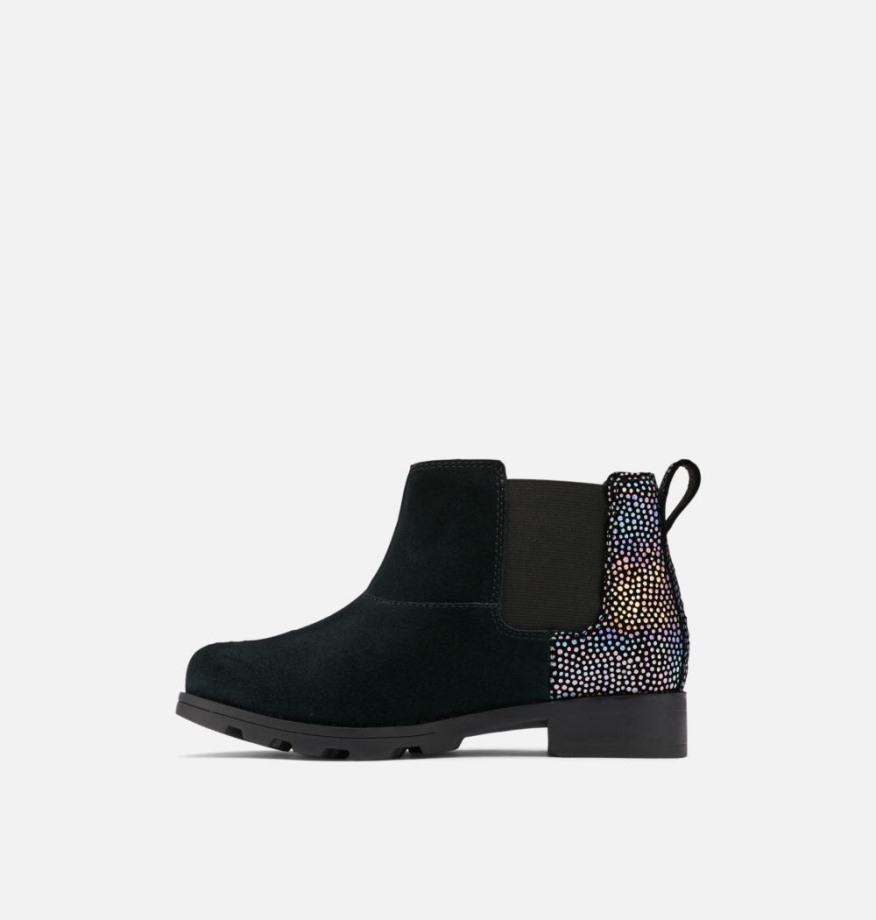 Black-sea Salt Sorel Belgique Jeunesse Emelie Chelsea Bootie