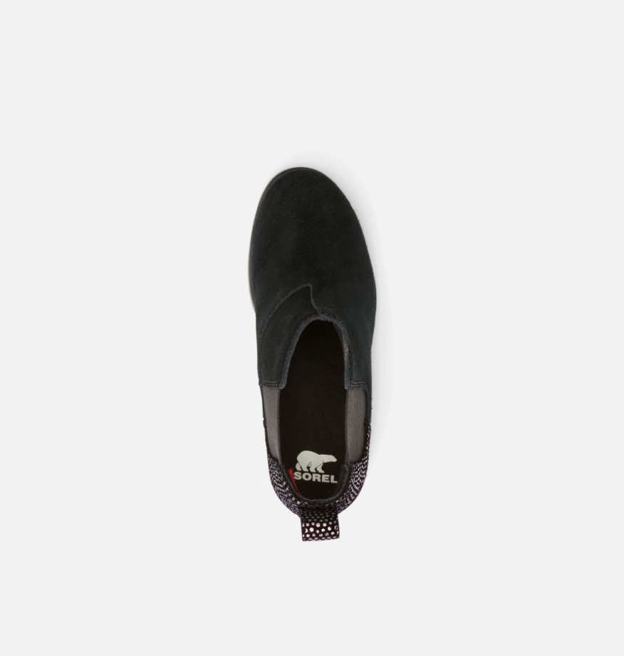 Black-sea Salt Sorel Belgique Jeunesse Emelie Chelsea Bootie