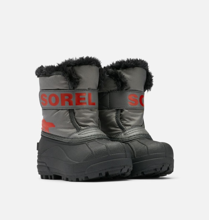Tout-petit Snow Commander Boot Sorel Belgique Quarry-cherrybomb