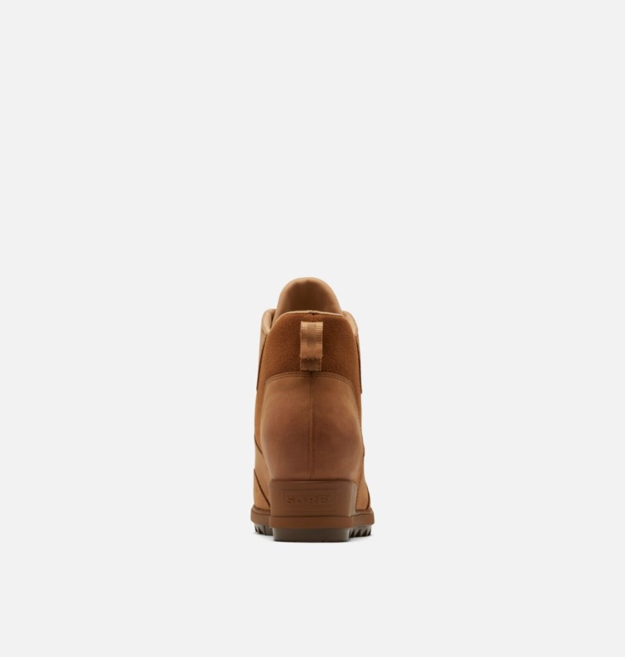 Velours Tan-umber Sorel Belgique Evie Sport Bottillons à Lacets Pour Femme