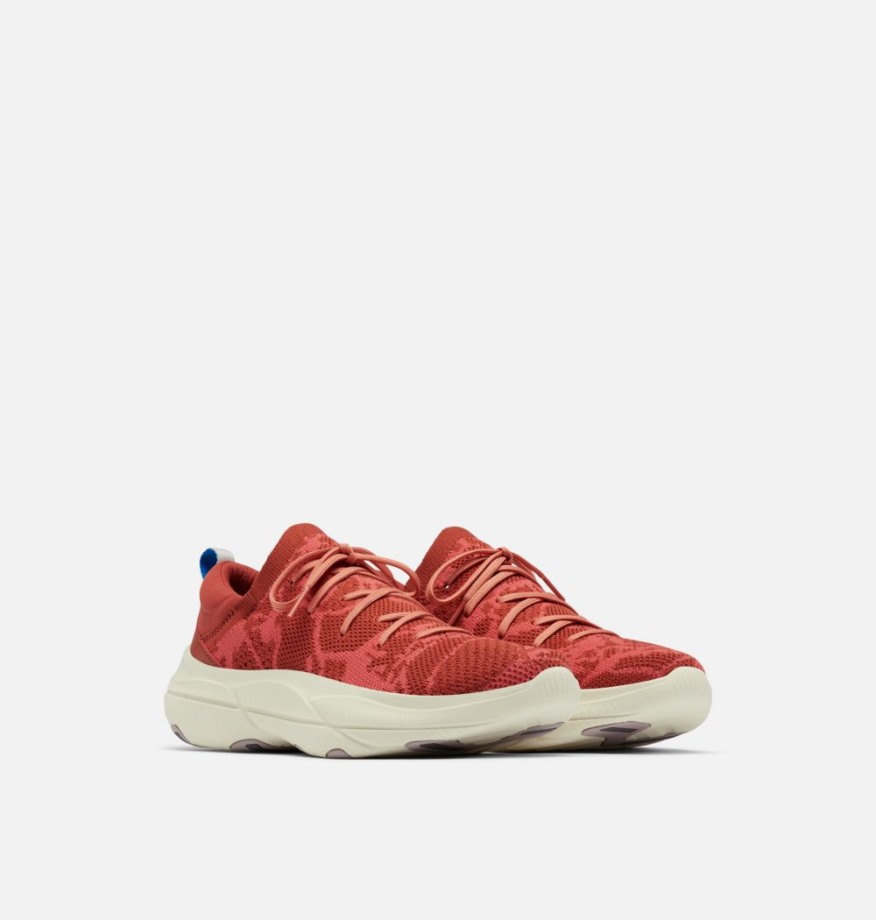 Warp Rouge-craie Sorel Belgique Explorateur Blitz Stride Lace Sneaker