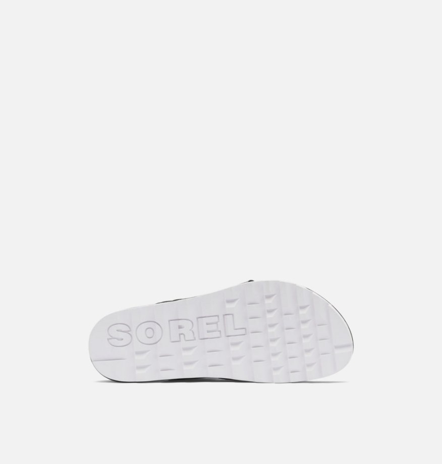 Sandale Roaming Sport Slide Femme Sorel Belgique Blanc-noir