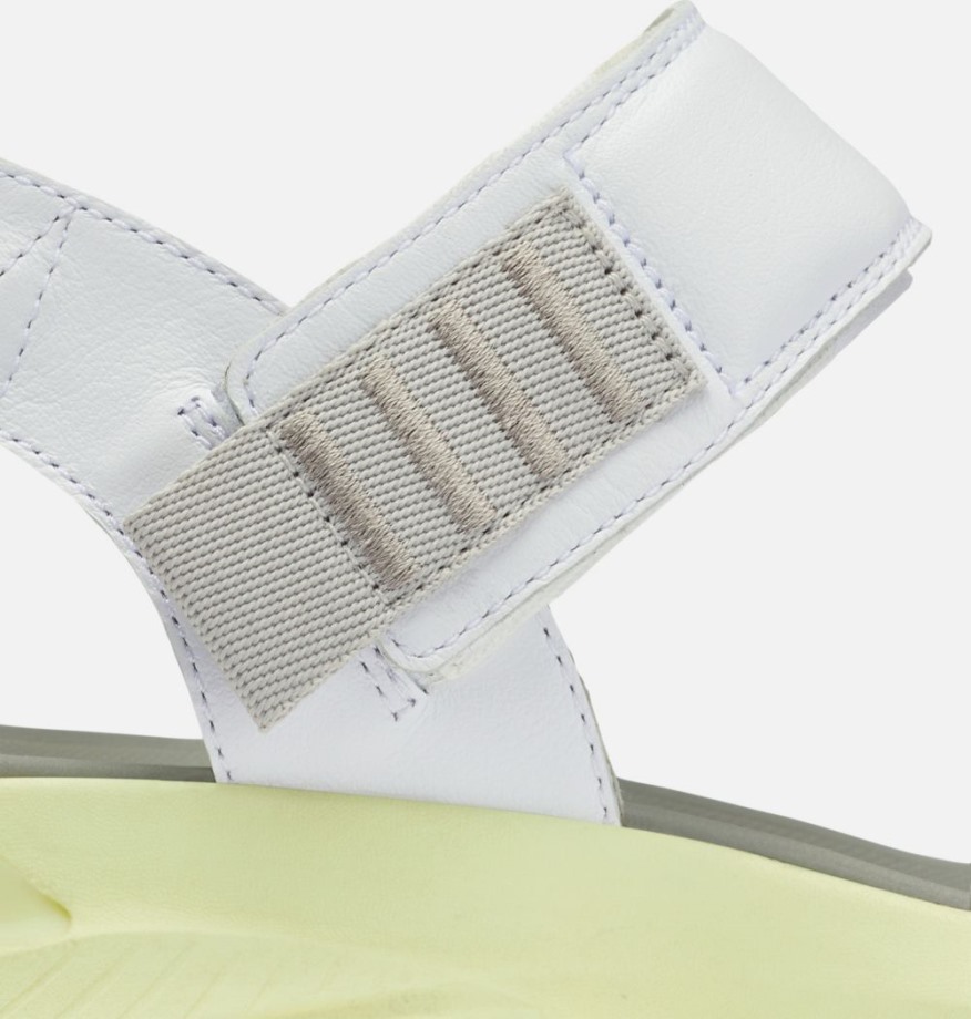 Sorel Belgique Explorer Blitz Stride Sandale Pour Femme Blanc-éclair