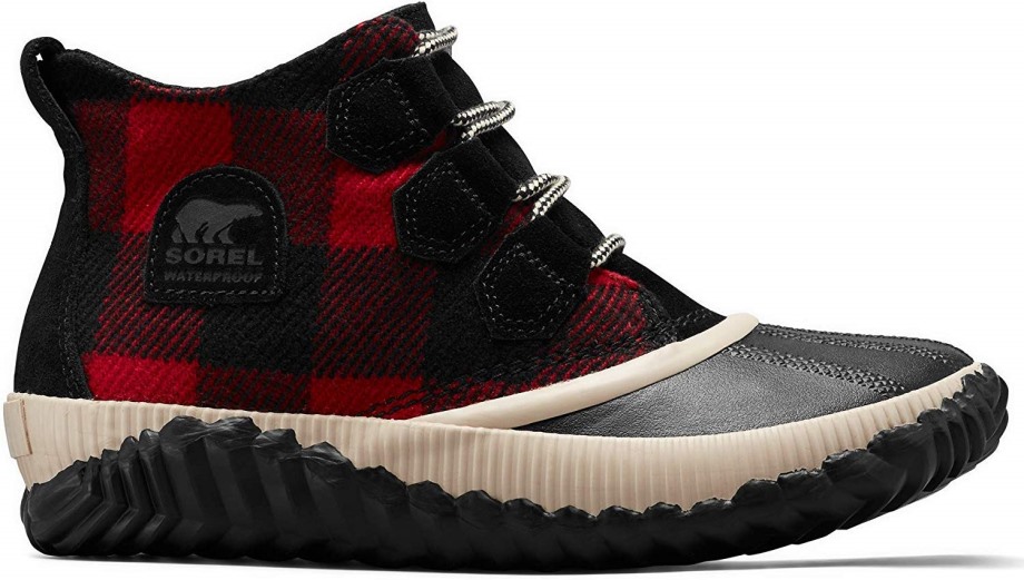 Sorel Belgique Out N About Plus Lux Shell Boot Vin/noir Pour Femme