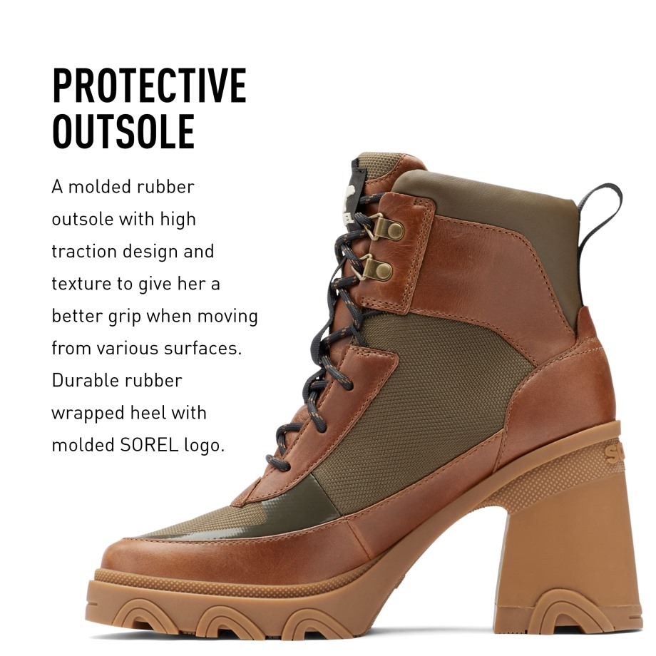 Botte à Lacets Talon Brex Femme Sorel Belgique