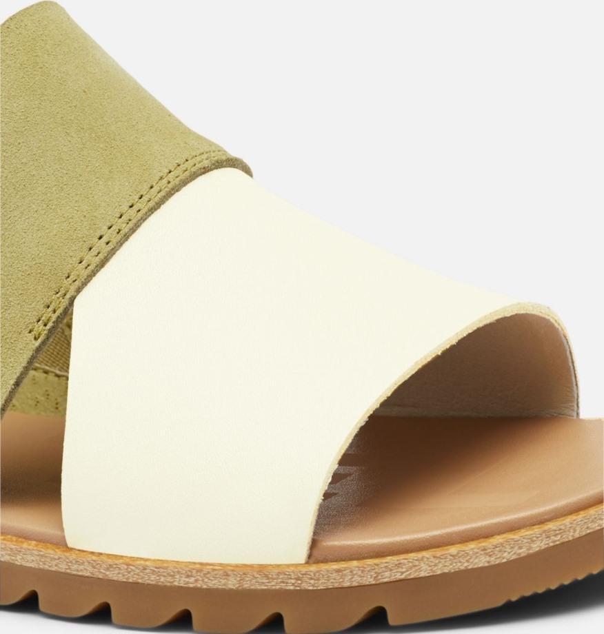 Sandale à Bride Arrière Ella Ii Pour Femmes De Sorel Belgique Olive Shade-chalk