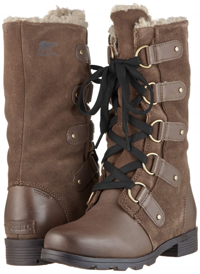 Bottes Emelie Lace Sorel Femme Sorel Belgium Marron Major