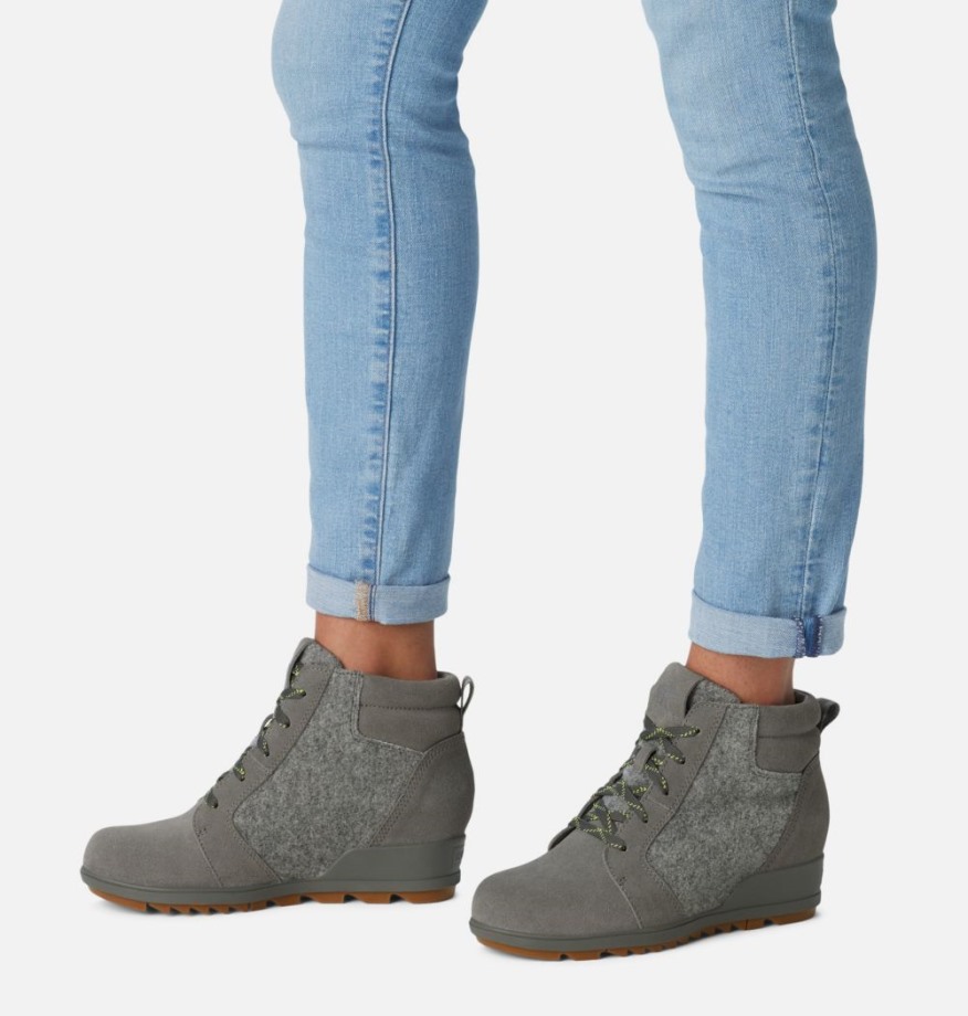 Quarry-grill Sorel Belgique Evie Bottillons à Lacets Pour Femmes