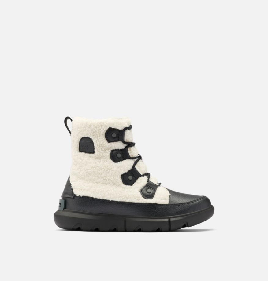 Sorel Belgique Black-sea Salt Explorer Ii Joan Shearling Bottes D'hiver Pour Femmes