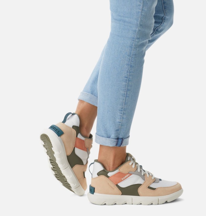 Sea Salt-Nova Sand Sorel Belgique Baskets Basses Explorer II Pour Femme