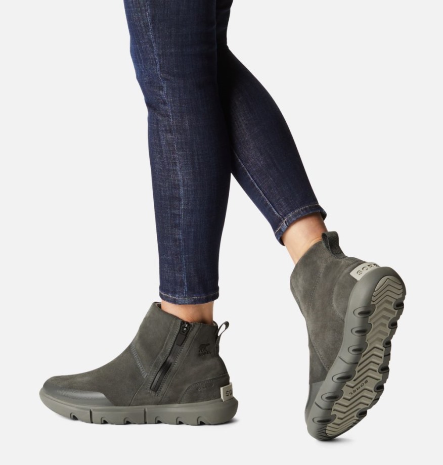 Sorel Belgique Quarry-grill Explorer Ii Bottines Imperméables Pour Femmes