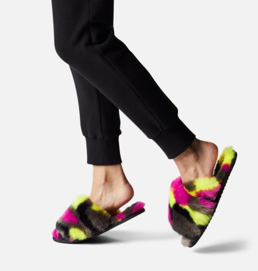 Sorel Belgique Pantoufle Femme Go Mail Run Quarry-noir