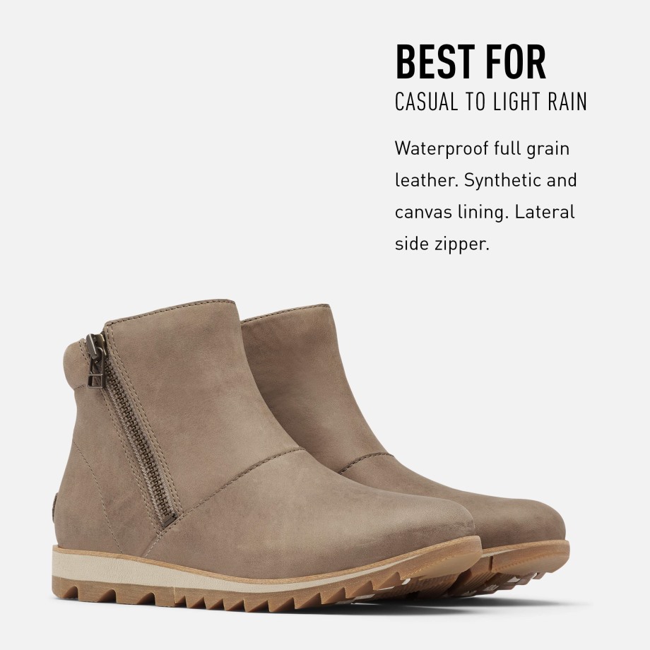 Botte Harlow Zippée Femme Imperméable Sorel Belgique Quarry