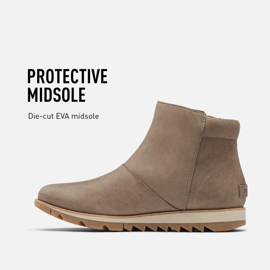 Botte Harlow Zippée Femme Imperméable Sorel Belgique Quarry