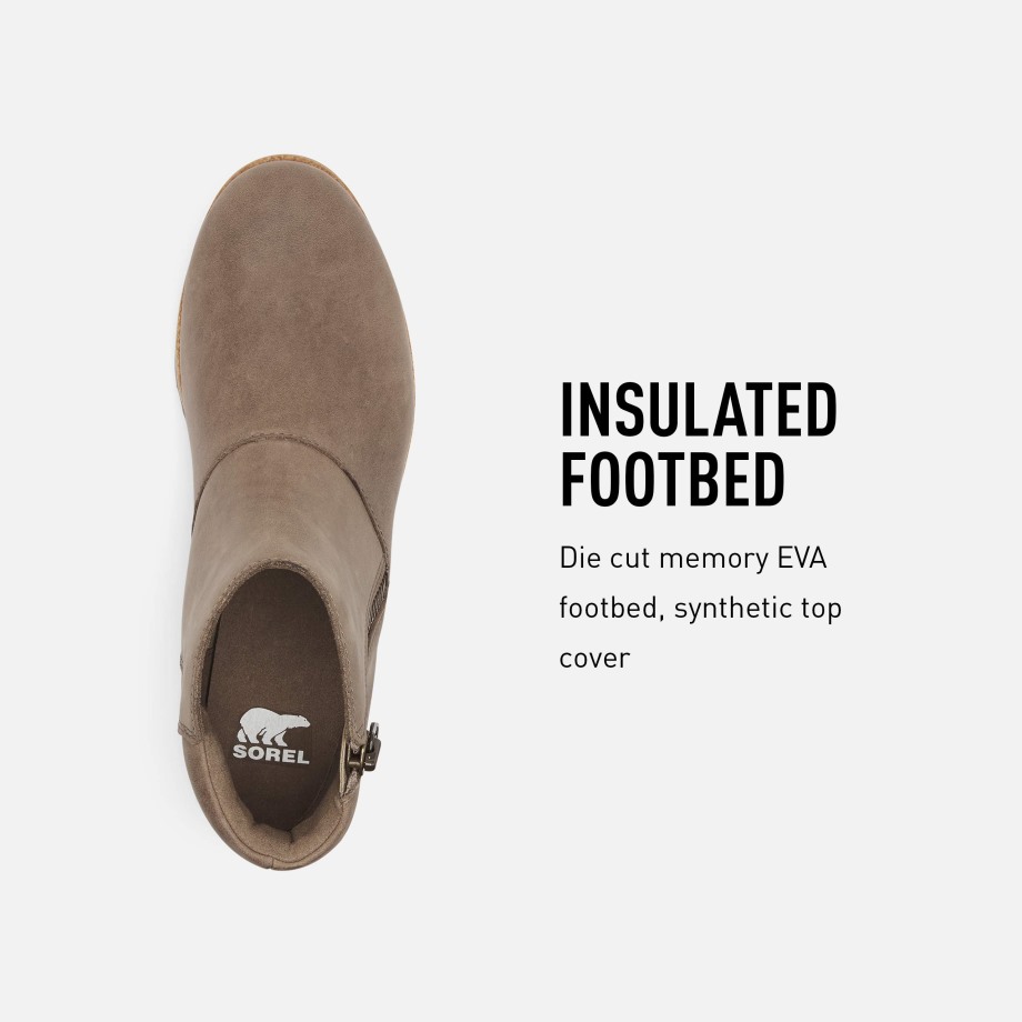 Botte Harlow Zippée Femme Imperméable Sorel Belgique Quarry