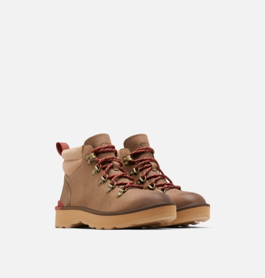 Umber-tawny Buff Sorel Belgique Bottes De Randonnée Hi-line Pour Femmes