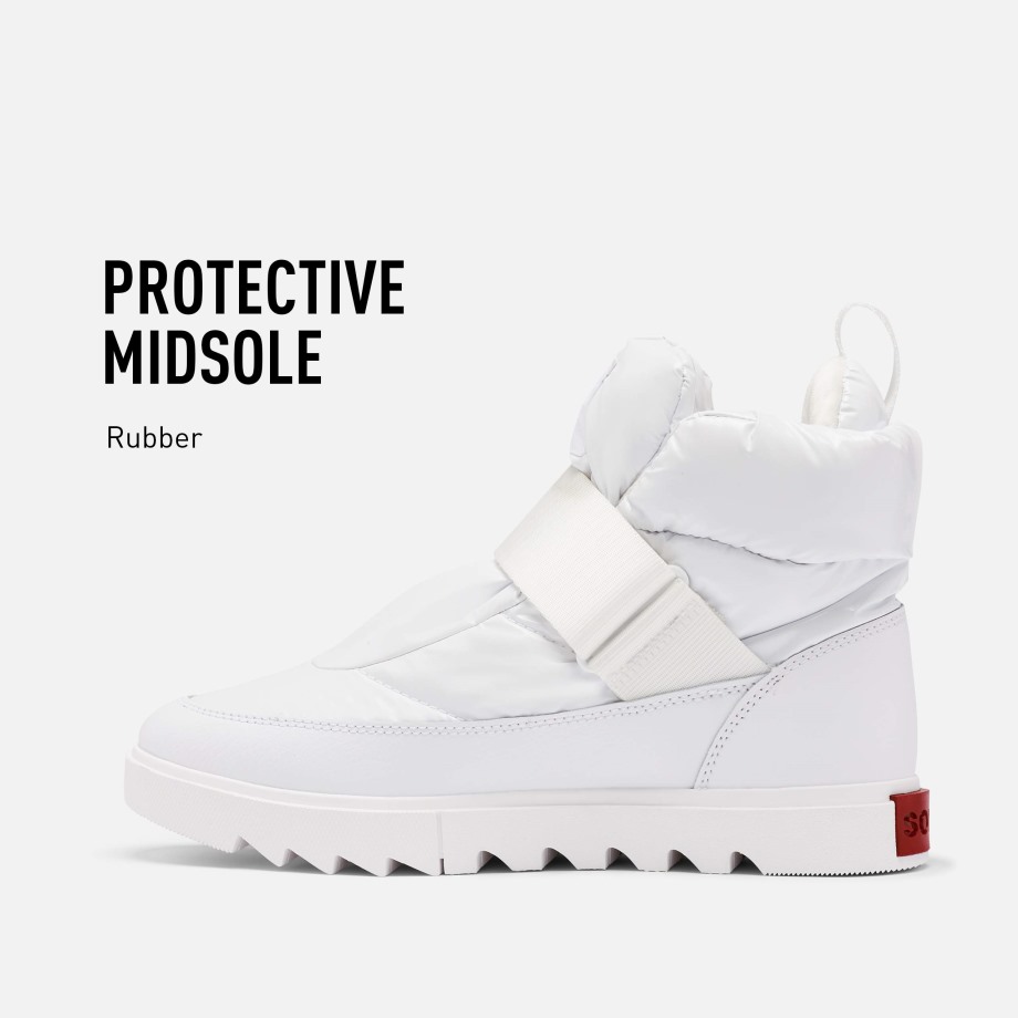 Joan Of Arctic Next Lite Strap Puffy Botte Sorel Belgique Blanc