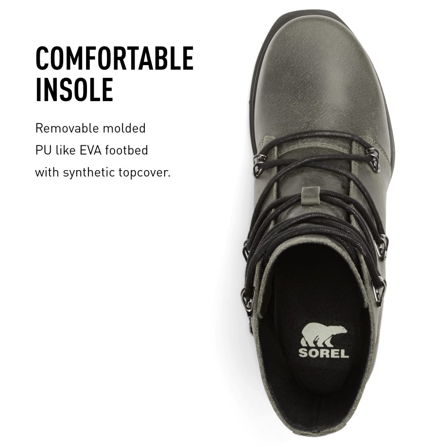 Bottines à Lacets Joan Of Arctic Wedge Iii Pour Femme Sorel Belgique Noir