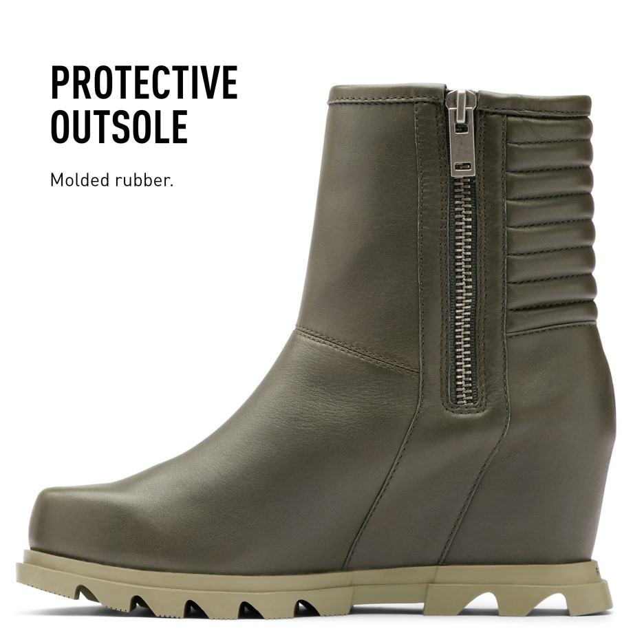 Omega Taupe-rose Dust Sorel Belgique Bottes De Moto Joan Of Arctic Wedge Iii Pour Femmes