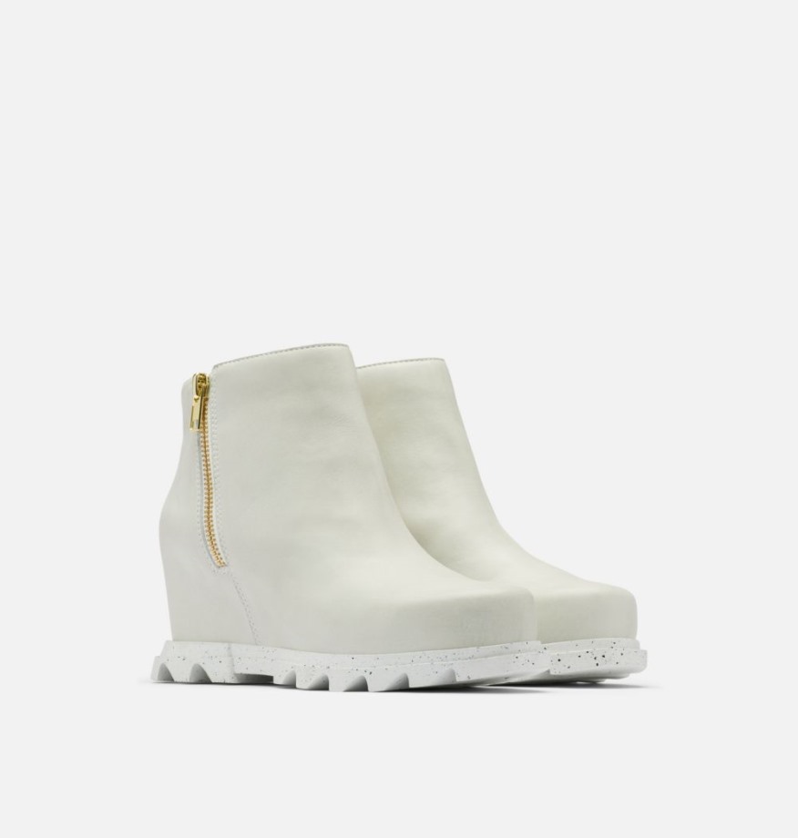 Femme Joan Of Arctic Wedge Iii Zip Eco Bootie Sorel Belgique Sel De Mer Naturel