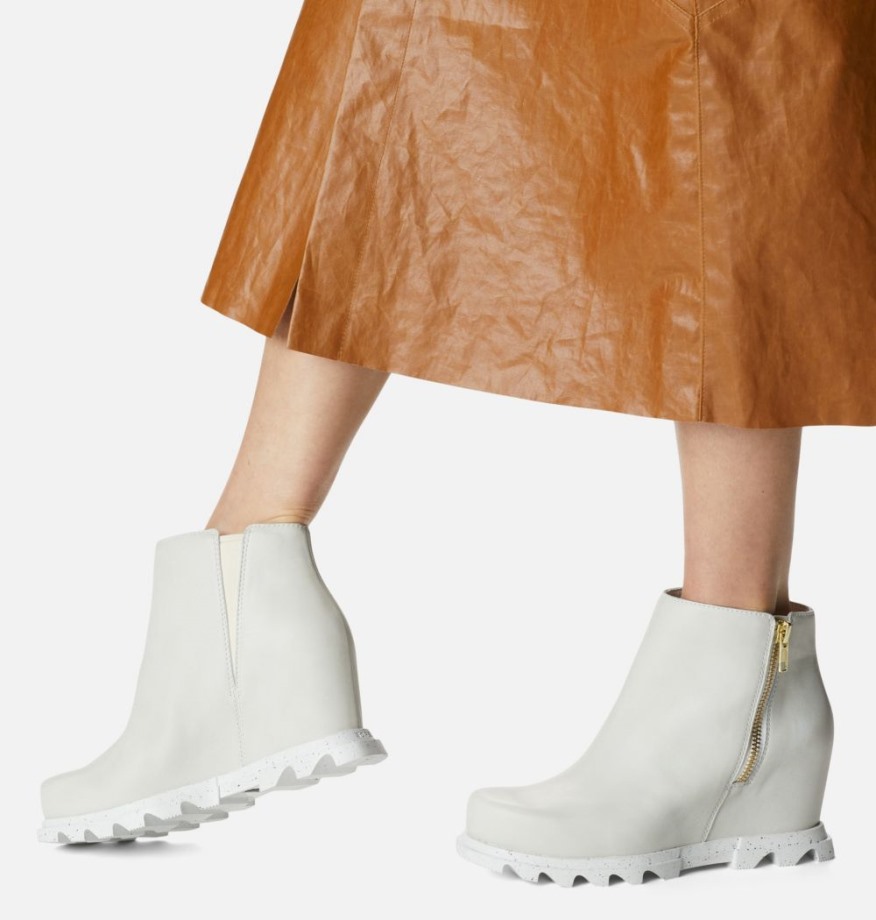 Femme Joan Of Arctic Wedge Iii Zip Eco Bootie Sorel Belgique Sel De Mer Naturel