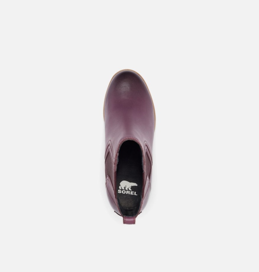 Joan Uptown Chelsea Bootie Femme Sorel Belgium Ice Wine-Gum