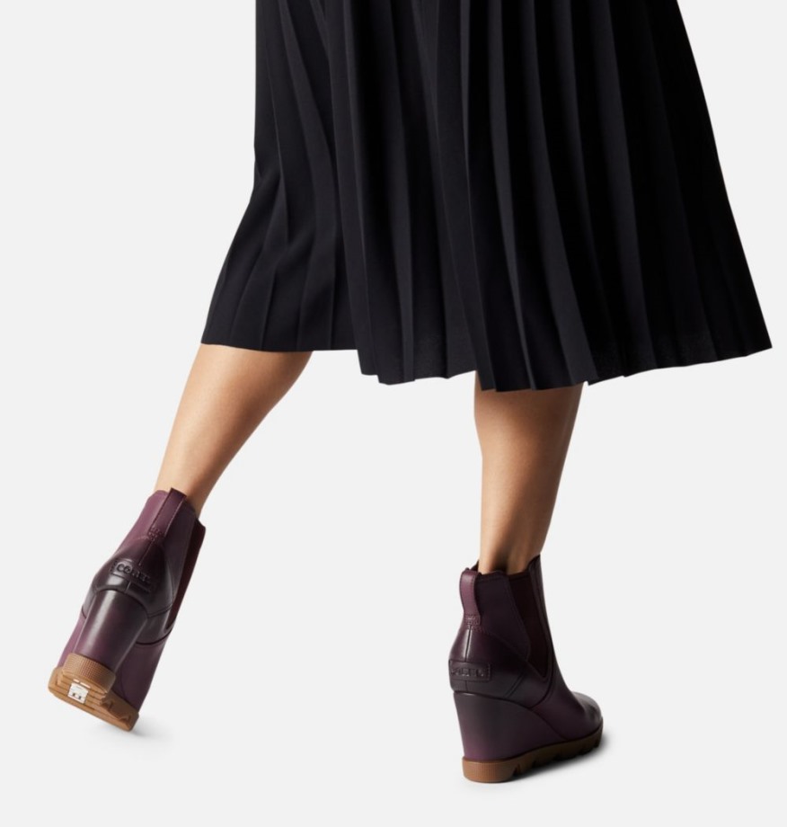 Joan Uptown Chelsea Bootie Femme Sorel Belgium Ice Wine-Gum