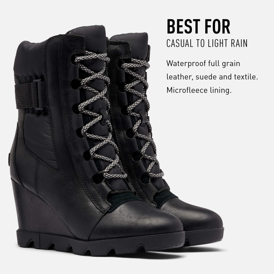 Sorel Belgique Femme Joan Uptown Mid Lace Boot Pluie Imperméable