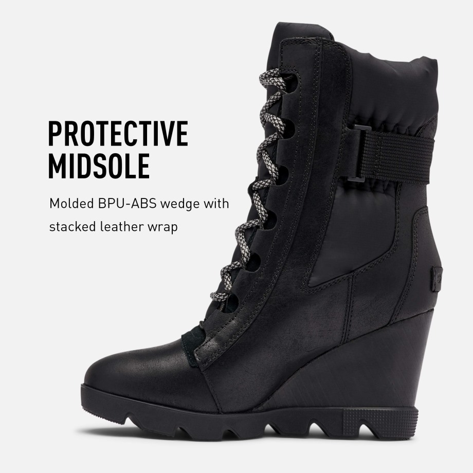 Sorel Belgique Femme Joan Uptown Mid Lace Boot Pluie Imperméable