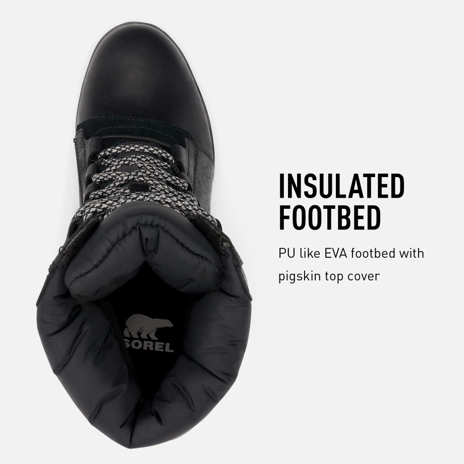 Sorel Belgique Femme Joan Uptown Mid Lace Boot Pluie Imperméable