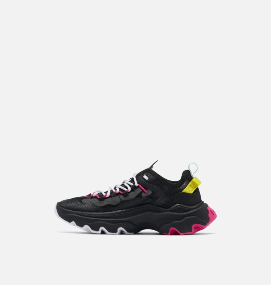 Baskets Kinetic Breakthru Tech Lace Sorel Belgique Noir-gris Chrome Pour Femme