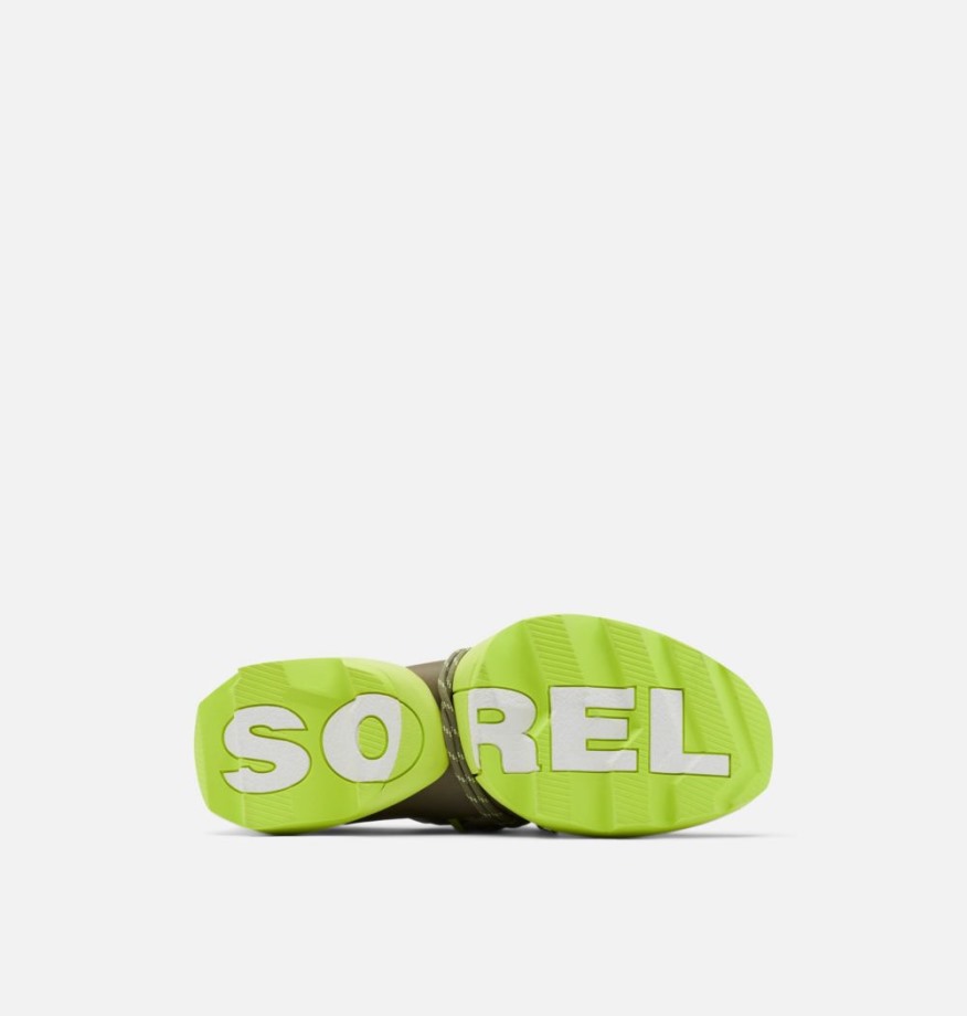 Baskets Femme Kinetic Impact Lace Vert Sauge-acide Sorel Belgique