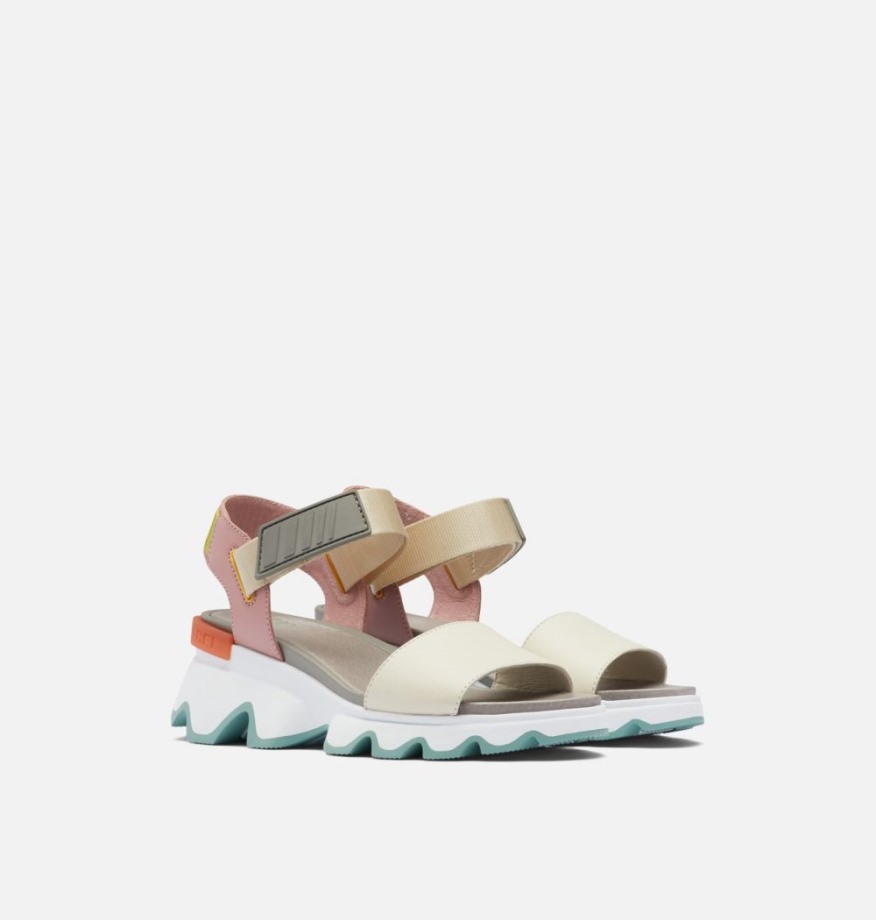 Sorel Belgique Sandale Kinetic Femme Rose Gomme à Craie